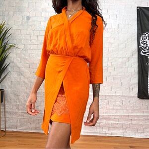 Anthropologie NDR Naomi Surplice Dress